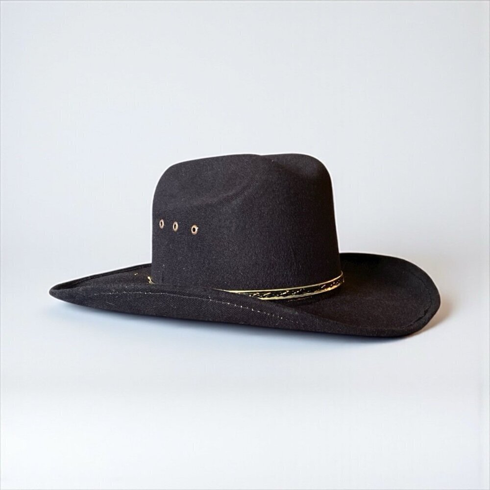 Children’s Western Black Cowboy Hat Small